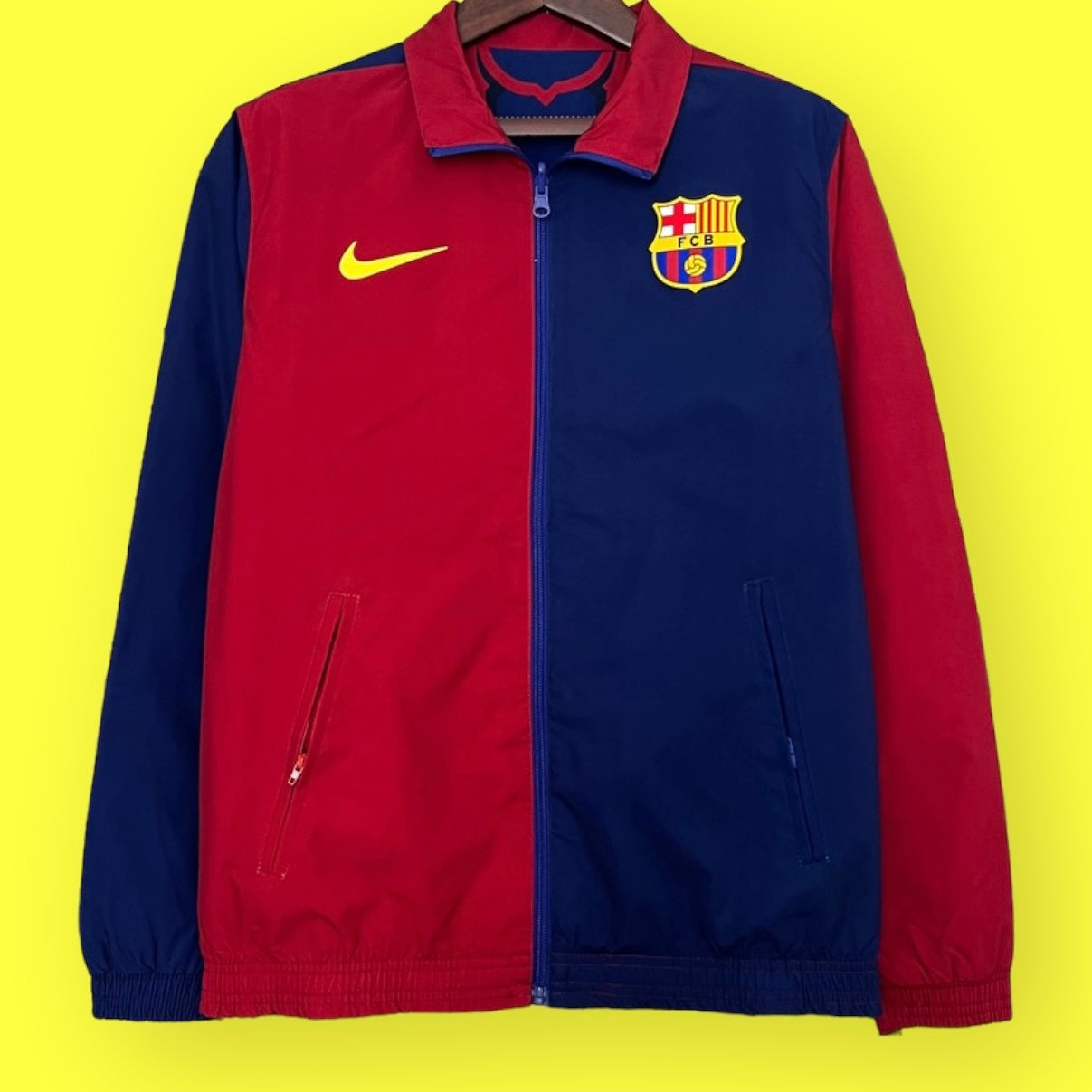 Barcelona Navy & Red Double Sided Windbreaker 2024/25