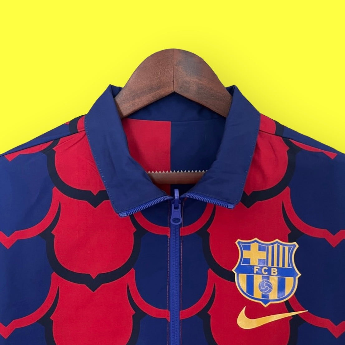 Barcelona Navy & Red Double Sided Windbreaker 2024/25