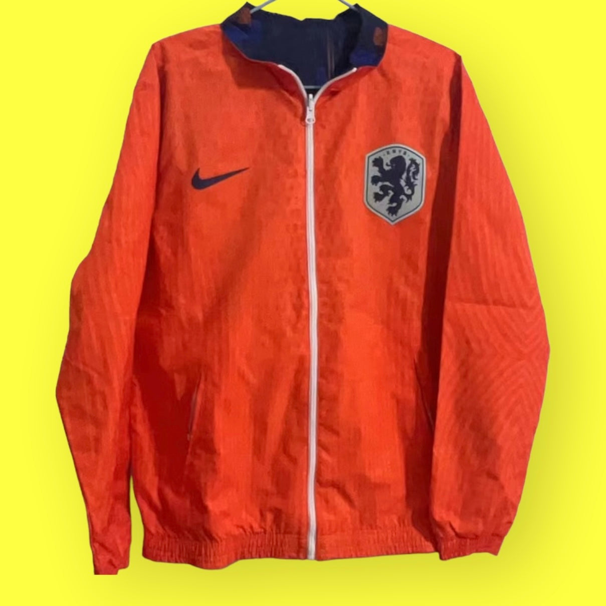 Netherlands Orange & Blue Double Sided Windbreaker 2024/25